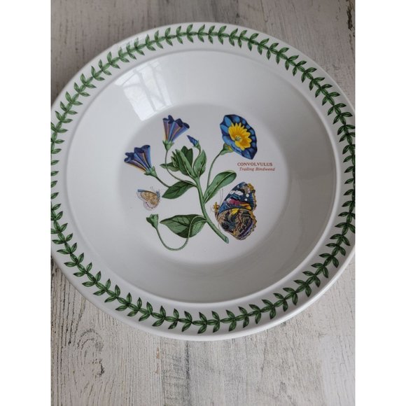 Portmeirion Botanic Gardens Trailing Bindweed 8" soup salad bowl - Picture 2 of 6